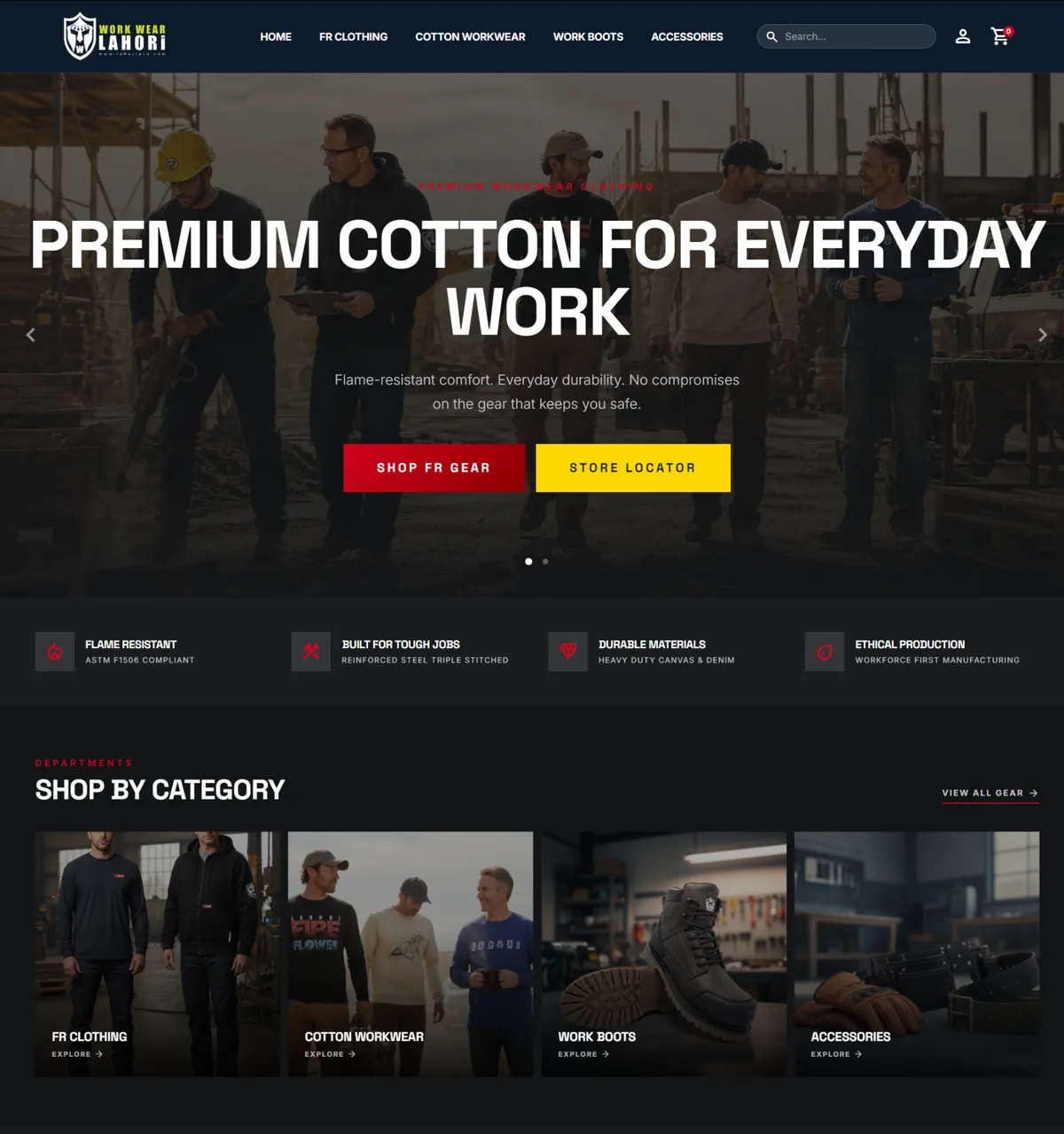 Lahori Pro website design project by Xright Solutions, Bowling Green KY